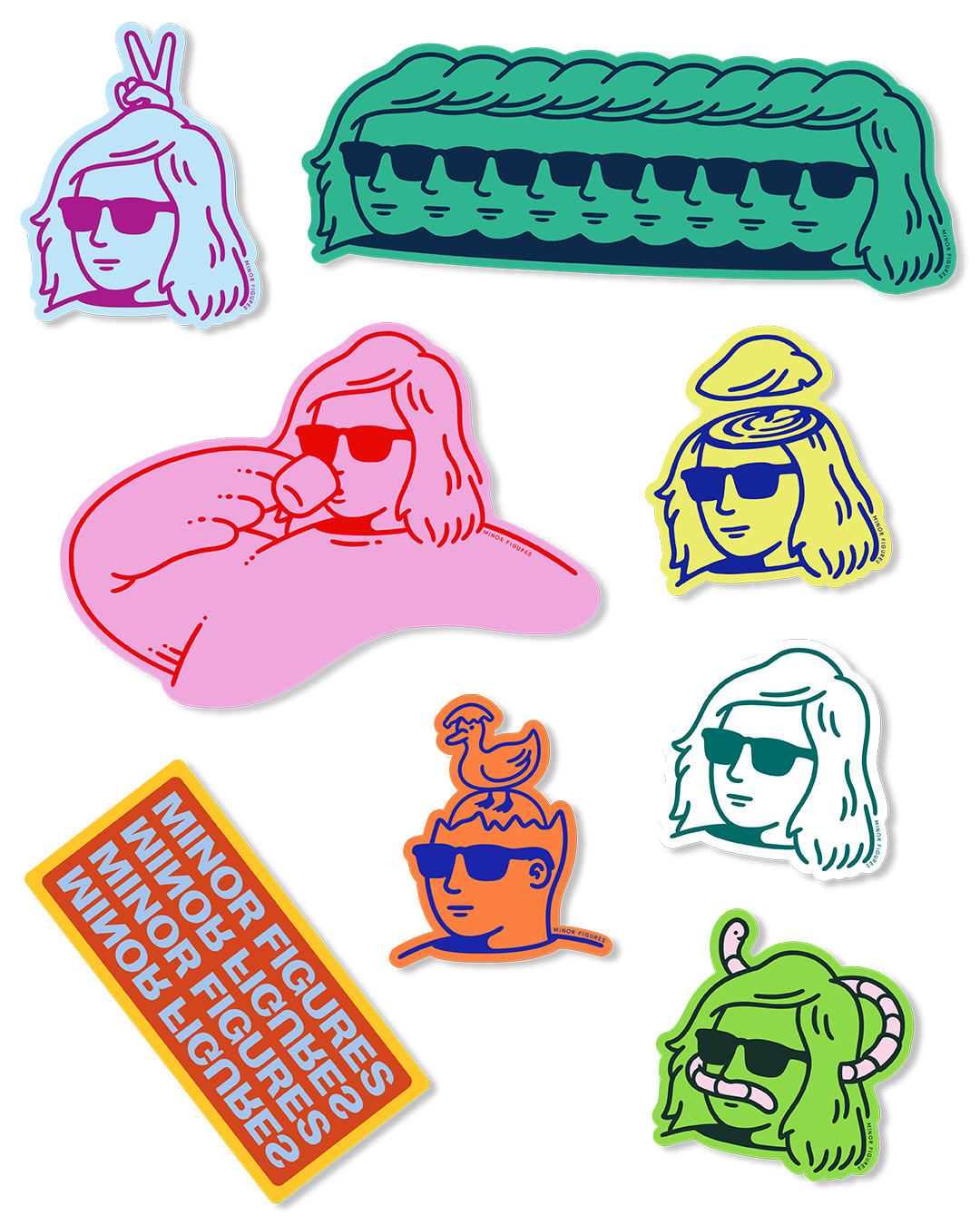 Mini Minor Stickers MINOR FIGURES SHOP | Minor Figures